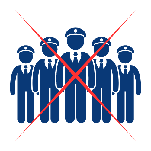 lacking security personnel